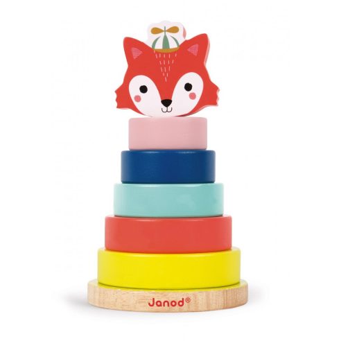 Janod - Baby Forest Volpe Impilabile gioco per bambini di 1 -3 anni prezzi bassi