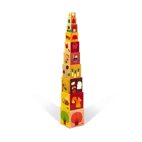 Janod - Piramide Quadrata le 4 Stagioni gioco per bambini prezzi bassi