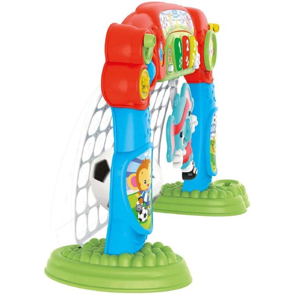 Clementoni - Tira e Segna Goleador porta calcio per bambini