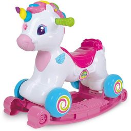 Clementoni - Nuvola Dolce Unicorno cavallo a dondolo per bambine 2