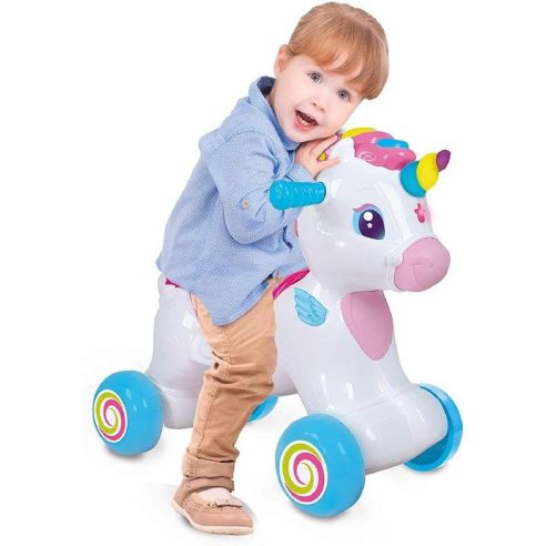 Clementoni - Nuvola Dolce Unicorno cavallo a dondolo per bambine