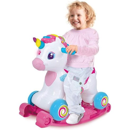 Clementoni - Nuvola Dolce Unicorno cavallo a dondolo per bambine
