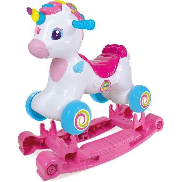 Clementoni - Nuvola Dolce Unicorno cavallo a dondolo per bambine