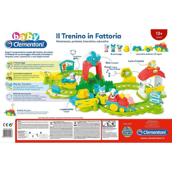 Clementoni - Il Trenino in Fattoria gioco per bambini prezzo basso