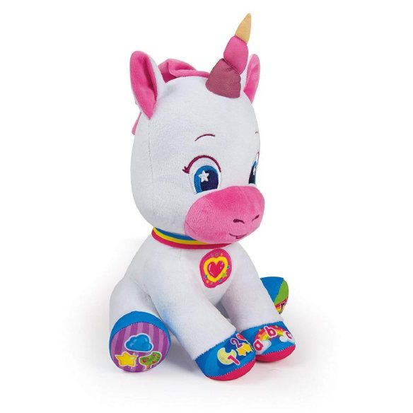 Clementoni - Scintilla L' Unicorno Canta e Brilla peluche parlante per bambine prezzi bassi
