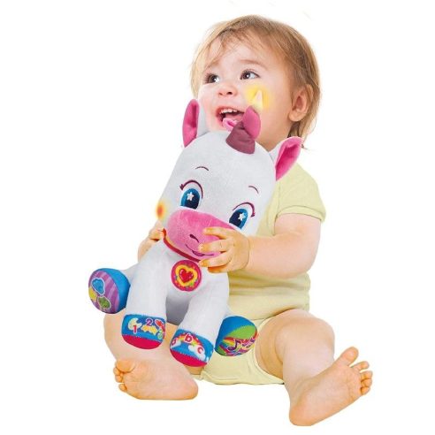 Clementoni - Scintilla L' Unicorno Canta e Brilla peluche parlante per bambine prezzi bassi