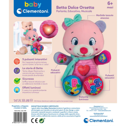 Clementoni - Betta dolce Osretta pupazzo per bambini 2