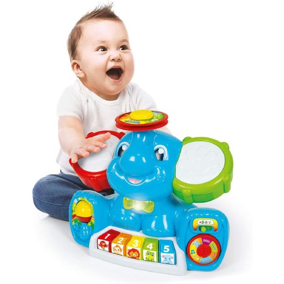 Clementoni - Alberto Elefantino in Concerto gioco interattivo luci e suoni per bambini prezzi bassi