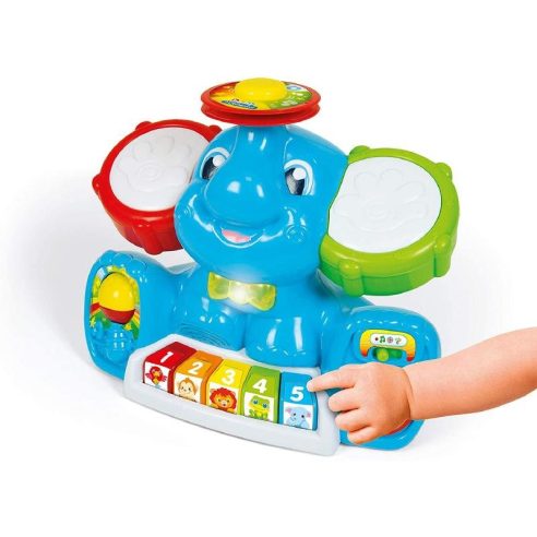 Clementoni - Alberto Elefantino in Concerto gioco interattivo luci e suoni per bambini prezzi bassi