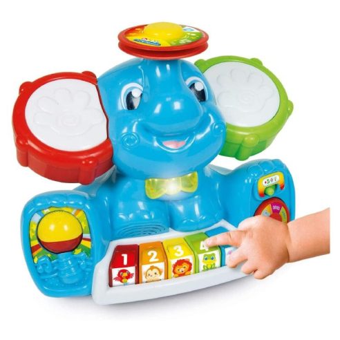 Clementoni - Alberto Elefantino in Concerto gioco interattivo luci e suoni per bambini prezzi bassi