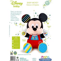 Clementoni - Baby Mickey Gioca e Impara pupazzo mickey mouse parlante per bambini prezzi bassi 2