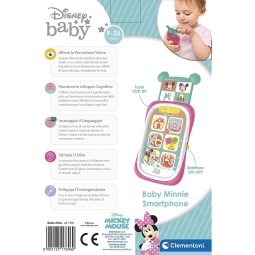 Clementoni - Smartphone Disney Baby Minnie telefono luci e suoni per bambine prezzi bassi 2