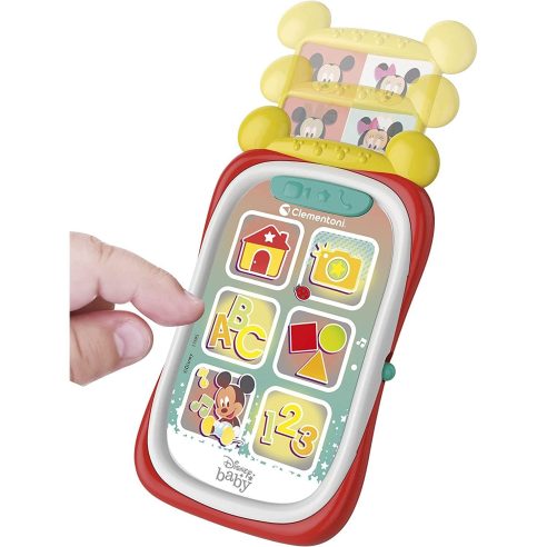 Clementoni - Smartphone Disney Baby Mickey telefono luci e suoni per bambini