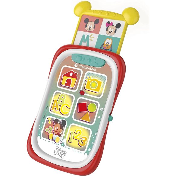 Clementoni - Smartphone Disney Baby Mickey telefono luci e suoni per bambini