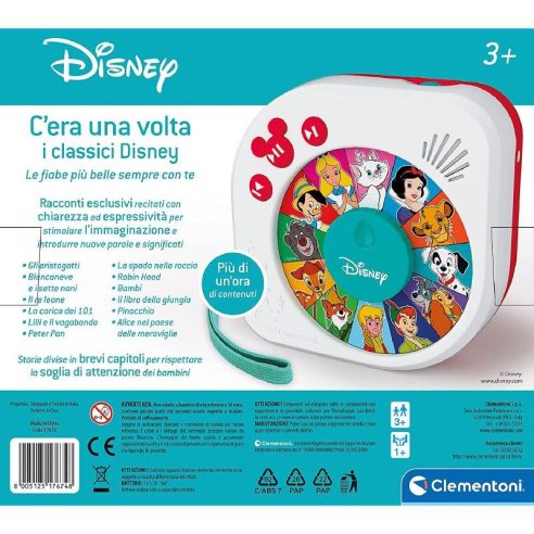 Clementoni - C' era una volta i classici Disney raccontastorie per bambini prezzi bassi