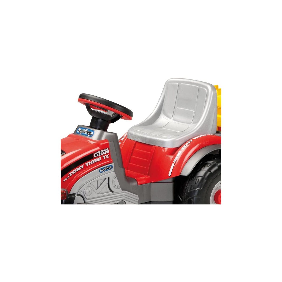 Pèg Pèrego Trattore Mini Tony Tigre con rimorchio a pedali