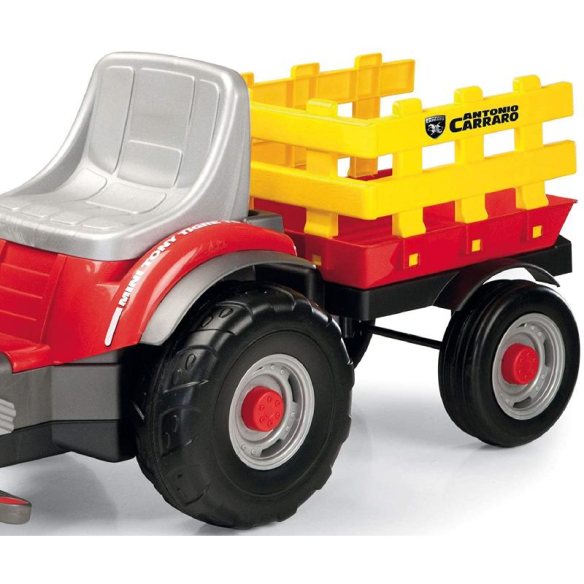 Pèg Pèrego - Trattore Mini Tony Tigre con rimorchio a pedali
