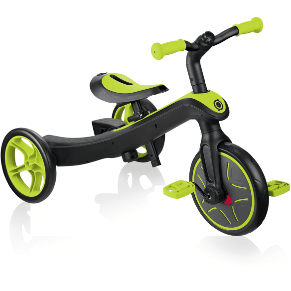 Globber - EXPLORER TRIKE 4in1 - Triciclo & balance bike tutto-in-uno