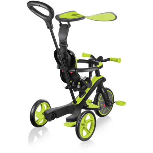 Globber - EXPLORER TRIKE 4in1 - Triciclo & balance bike tutto-in-uno