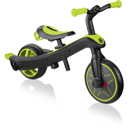 Globber - EXPLORER TRIKE 4in1 - Triciclo & balance bike tutto-in-uno