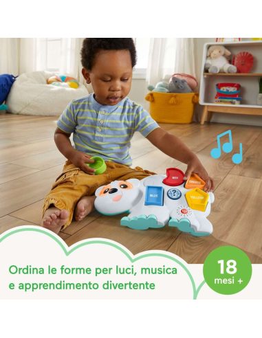 Fisher Price Fabietto Orsetto Forme e Colori Parlamici