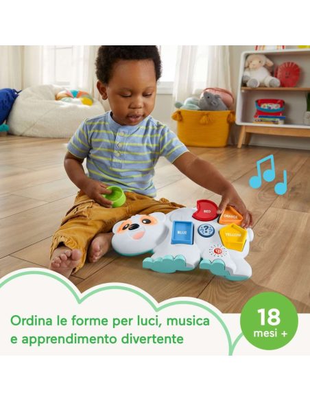 Fisher Price Fabietto Orsetto Forme e Colori Parlamici