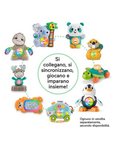 Fisher Price Fabietto Orsetto Forme e Colori Parlamici