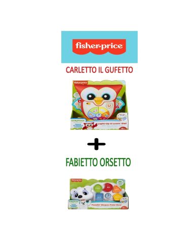 Fisher Price - Parlamici - Carletto Gufetto Tante Emozioni + Fabietto
