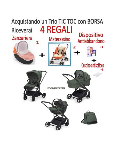 Foppapedretti - Tic Toc I-Size - Trio Passeggino - Sistema Modulare