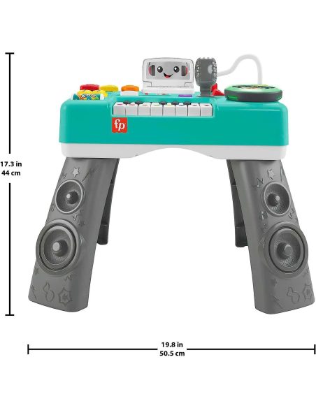 Fisher-Price Ridi E Impara Consolle Per Dj Gioca E Impara, Giocattolo