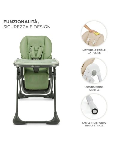 kinderkraft seggiolone pappa e sdraietta Tummie
