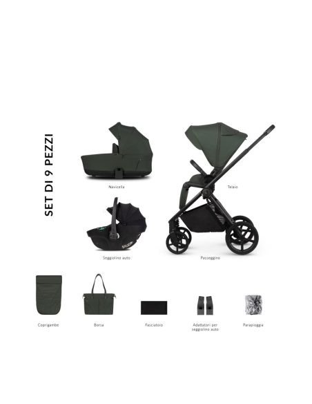 Venicci - Claro - Trio Sistema Modulare Con questo passeggino vi concentrerete sull'essenziale: sicurezza, comfort 2025