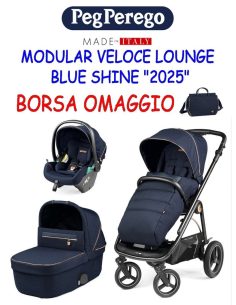 Peg Perego  Veloce Lounge Trio Passeggino Modulare 2025