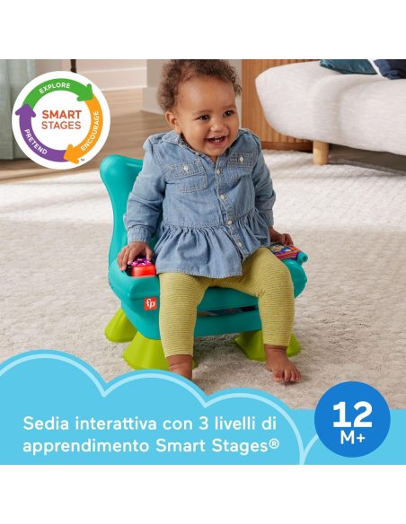 Fisher-Price Poltroncina di Cagnolino Interattiva Multilingua