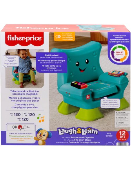 Fisher-Price Poltroncina di Cagnolino Interattiva Multilingua