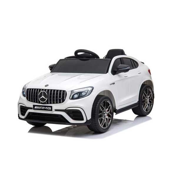 Baby Car - Auto Elettrica Mercedes Glc Coupè Bianco Elettrica 12 volts