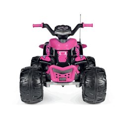 Peg Perego - Quad elettrico per bambine con luci e suoni 2