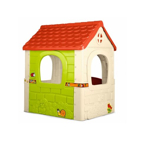 Feber - Casetta gioco da giardino e da interni per bambini in plastica
