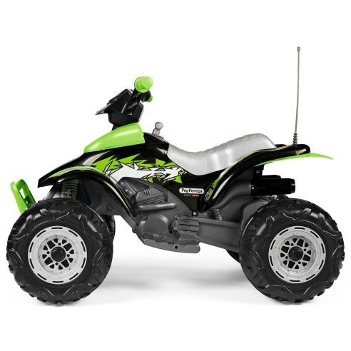 Peg Perego - Quad elettrico per bambini con luci e suoni