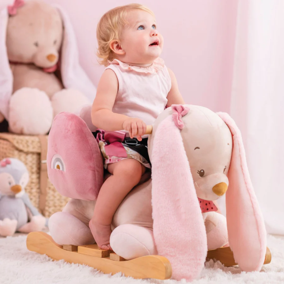 Nattou - Dondolo coniglietto Sasha e Pauline per bambini