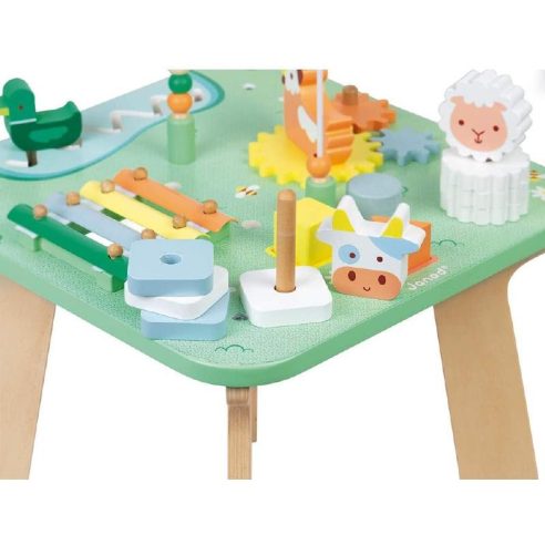 Janod - Tavolo Attività in Legno La Bella Prateria - da 1 anno