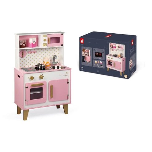 Janod - Grande cucina candy chic in legno per bambine