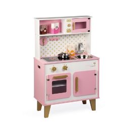Janod - Grande cucina candy chic in legno per bambine 2