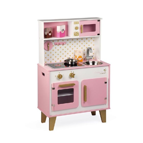 Janod - Grande cucina candy chic in legno per bambine