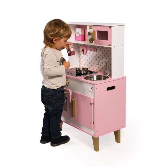 Janod - Grande cucina candy chic in legno per bambine