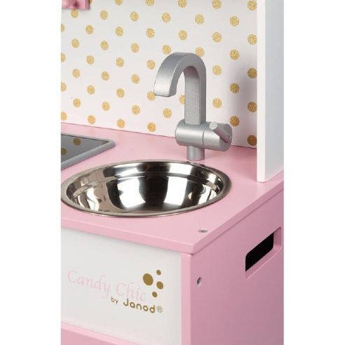 Janod - Grande cucina candy chic in legno per bambine