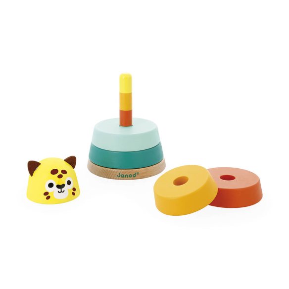 Janod - Tropik - Giaguaro Impilabile - (Legno) bambini