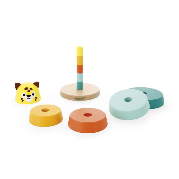 Janod - Tropik - Giaguaro Impilabile - (Legno) bambini