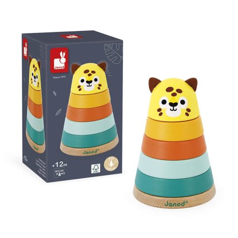 Janod - Tropik - Giaguaro Impilabile - (Legno) bambini